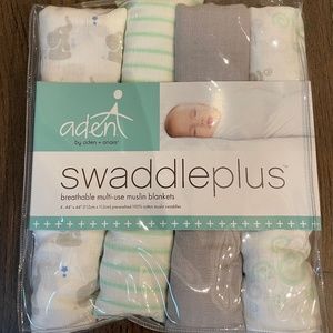 Aden SwaddlePlus Breathable Multi-use Muslin Blankets